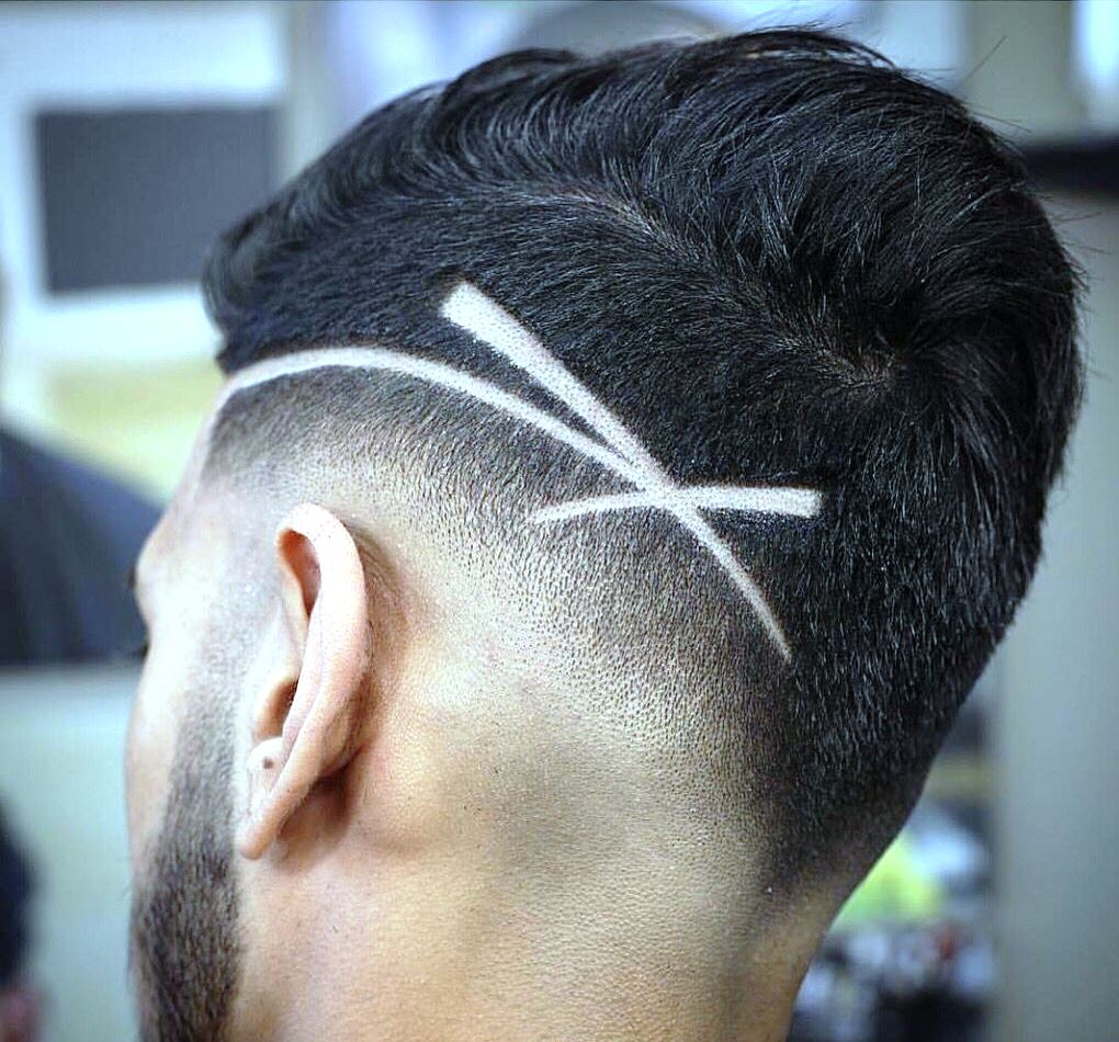 cortes de cabelo masculino com listra 2021 - corte de cabelo