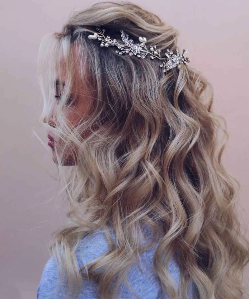 Peinados De Quinceanera Con Ondas Ce8def844