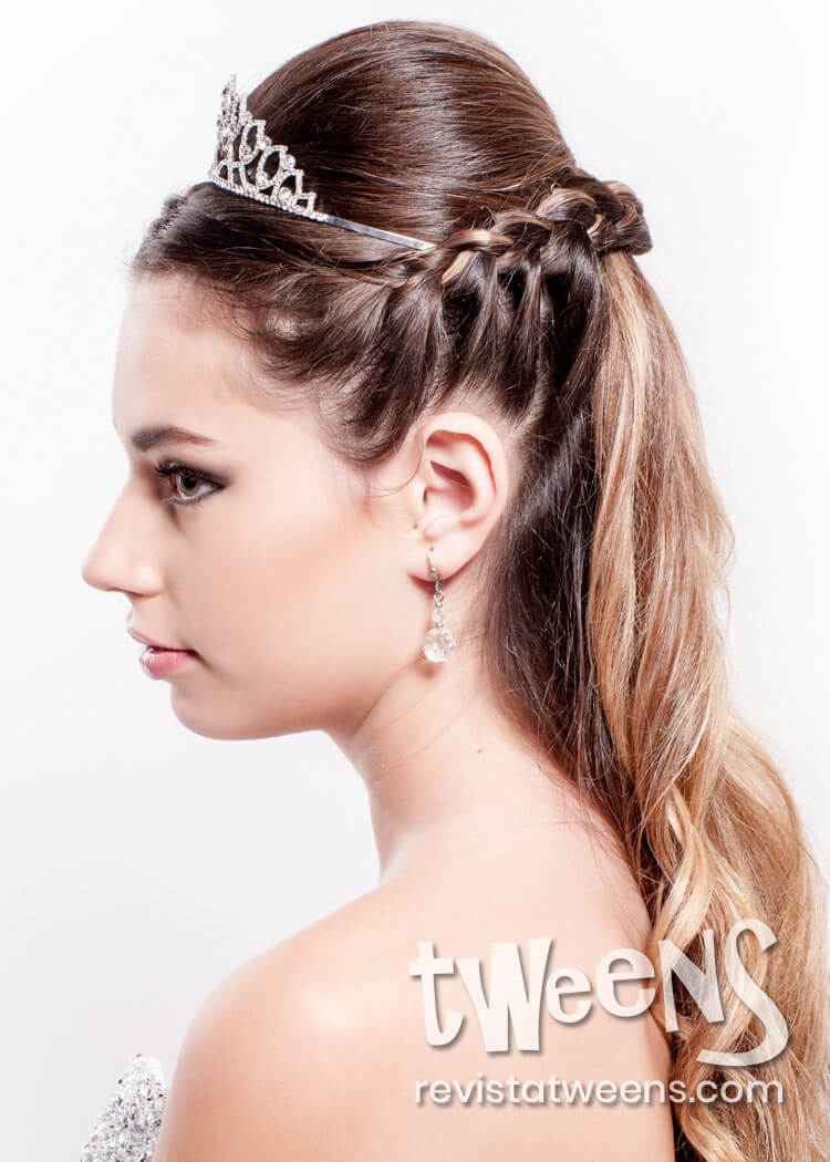 Peinados De Quinceanera Con Tiara 7212284d4