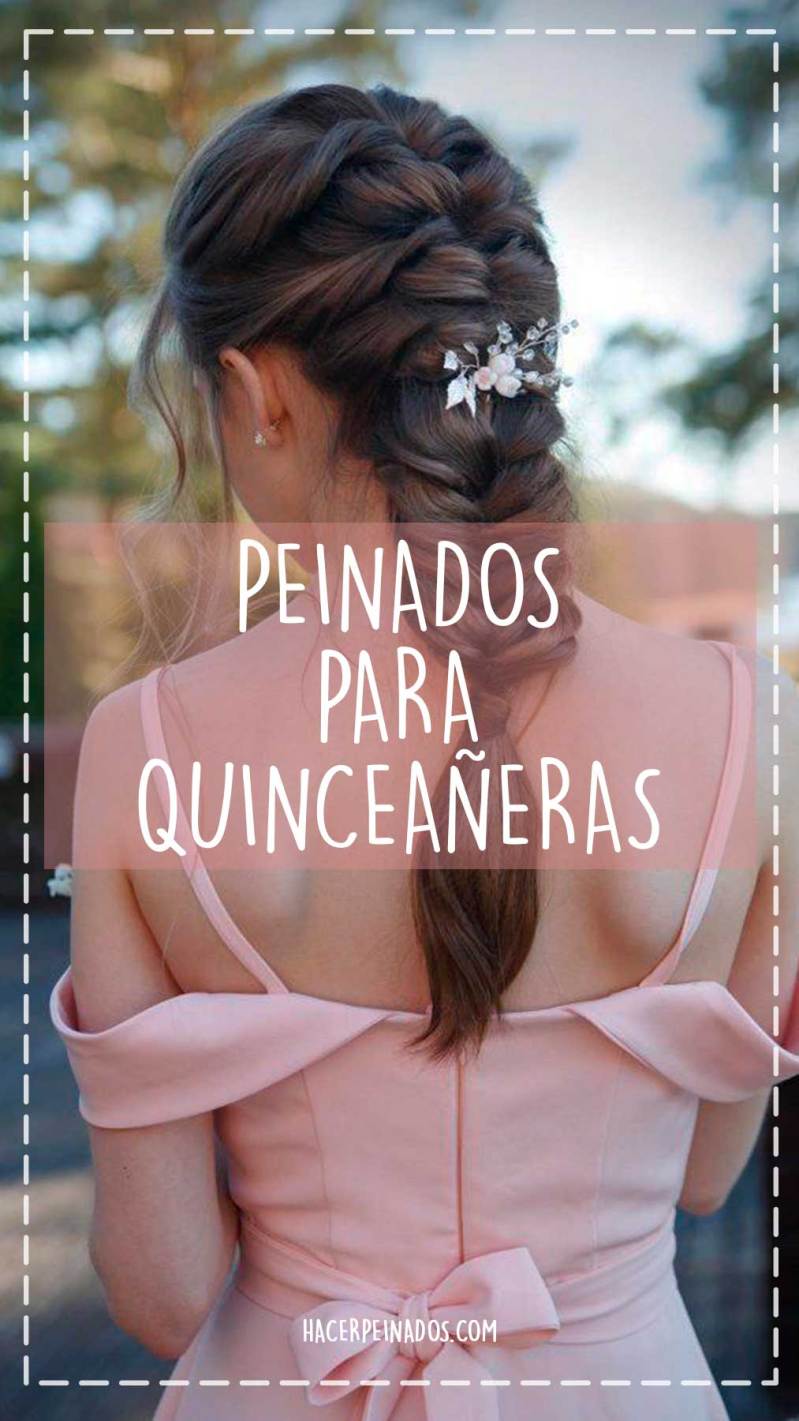 Trenzas Sencillos Peinados Para Quinceaneras Cfa543835