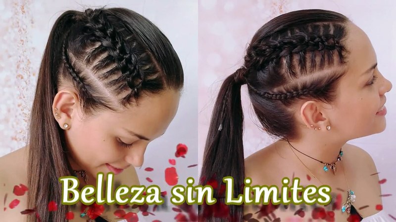 peinados para cabello largo recogido con trenzas faciles 92d45f145