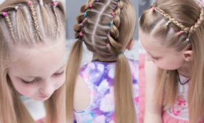 trenzas pegadas peinados para ninas con trenzas faciles y rapidos 86ba06141